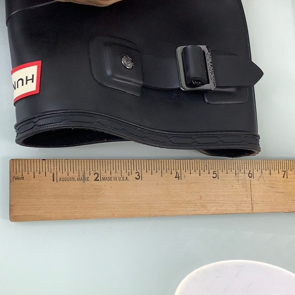 Hunter Original Refined Short Rain boots black size 9 EUC - Picture 10 of 16